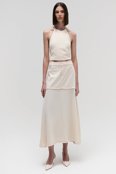 SAIA MIDI BEGE