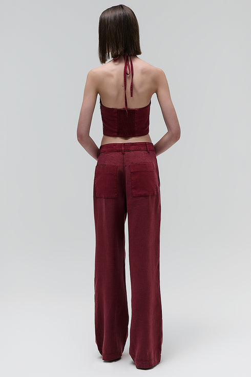 CALÇA ALFAIATARIA VINHO