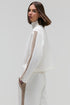 BLUSA BICOLOR OFF WHITE