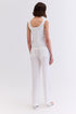 CALÇA LINHO COM SARJA BRANCO
