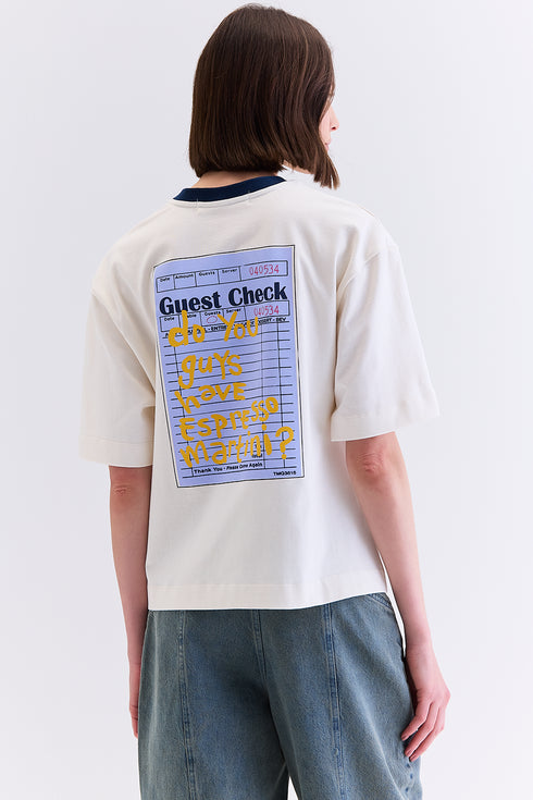 T-SHIRT COFFE BRANCO