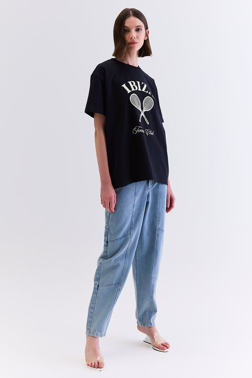 T-SHIRT IBIZA PRETO