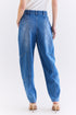 CALÇA JEANS RECORTES AZUL MÉDIO
