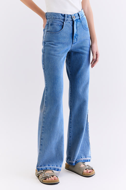 CALÇA JEANS RETA MÉDIO