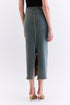 SAIA MIDI JEANS AZUL ESVERDEADO