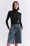 BLUSA FLUIDA MANGA LONGA PRETO