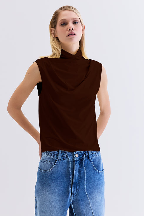 REGATA FLUIDO DEGAGÊ CHOCOLATE