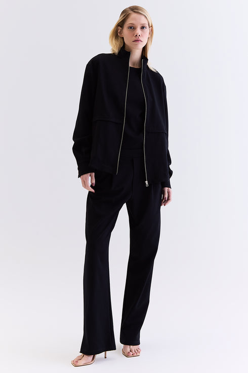 CASACO MANGA AMPLA PRETO