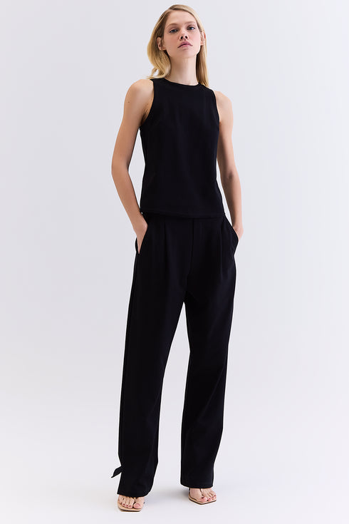 CALÇA MALHA RETA PRETO