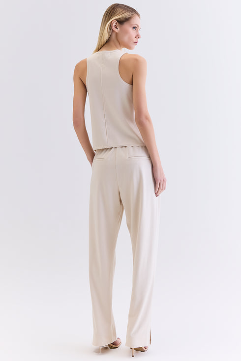 CALÇA MALHA RETA NATURAL