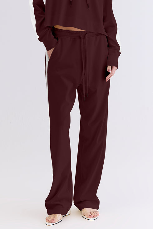 CALÇA FAIXA CHOCOLATE