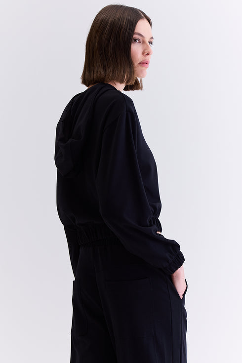 HOODIE COM CAPUZ PRETO