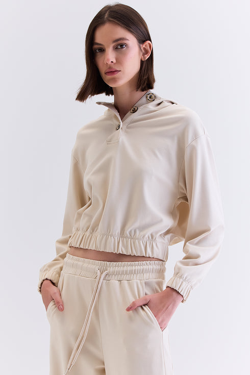 HOODIE COM CAPUZ NATURAL