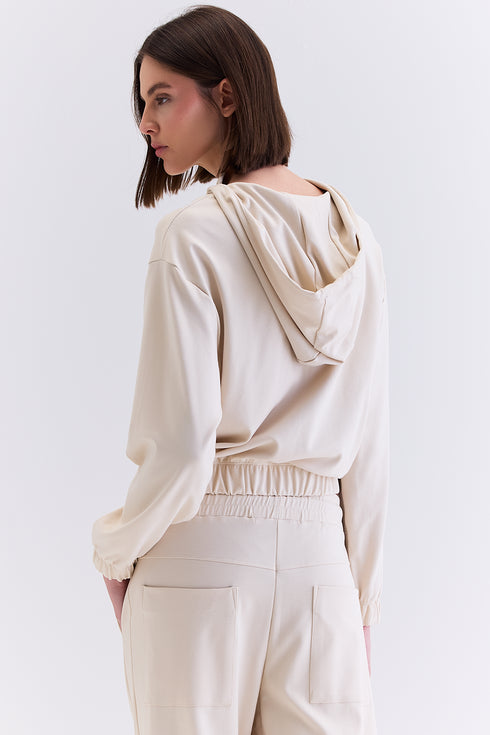 HOODIE COM CAPUZ NATURAL