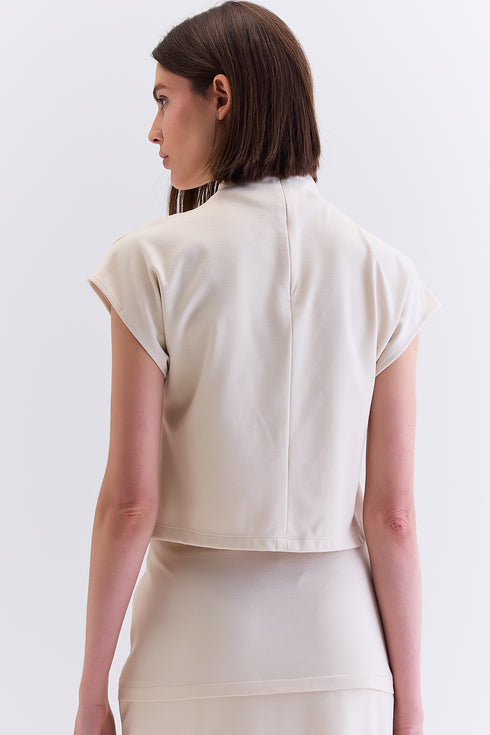 BLUSA GOLA ALTA NATURAL