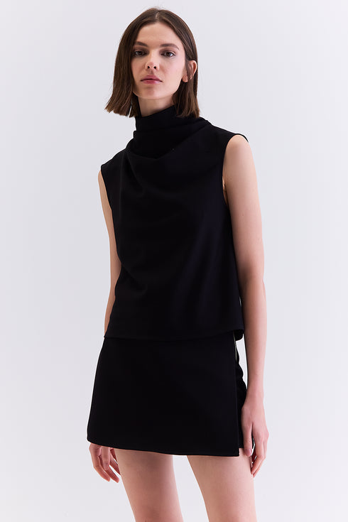 SHORTS SAIA ALFAIATARIA PRETO