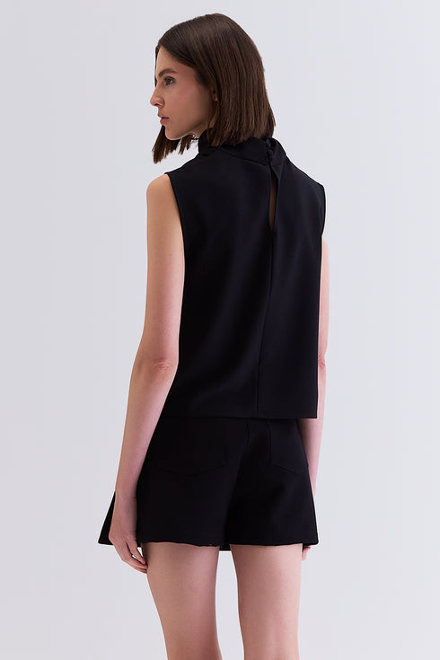 SHORTS SAIA ALFAIATARIA PRETO