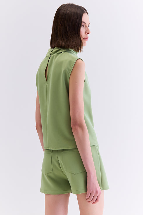 SHORTS SAIA ALFAIATARIA MATCHA