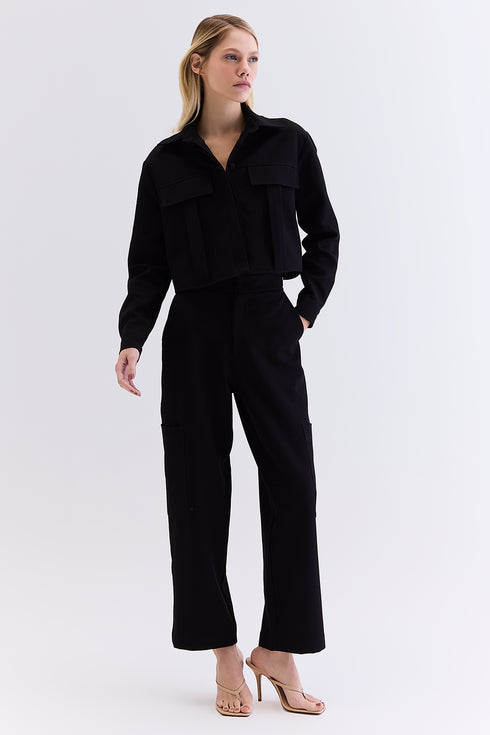 CALÇA ALFAIATARIA BOLSO PRETO