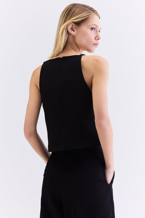 REGATA ALFAIATARIA PRETO