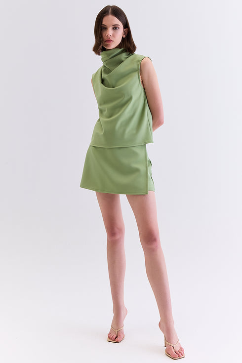 REGATA ALFAIATARIA DEGAGÊ MATCHA