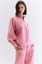 HOODIE GOLA ZIPER ROSA
