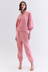 HOODIE GOLA ZIPER ROSA