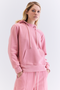 HOODIE GOLA ALTA ROSA