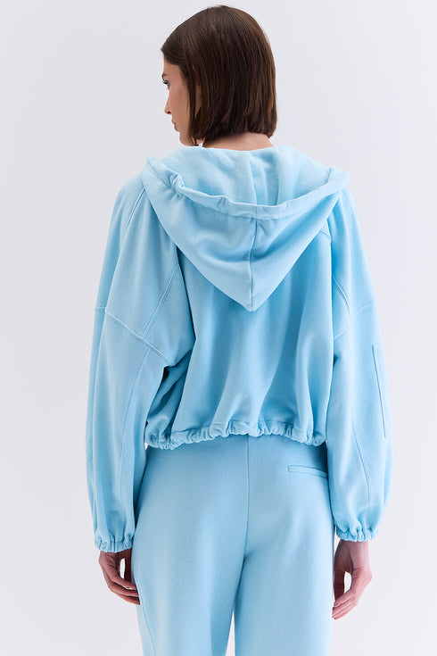 MAXI JACKET AZUL CLARO