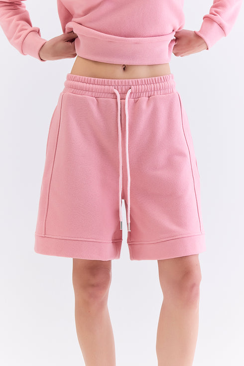 SHORTS RECORTES ROSA