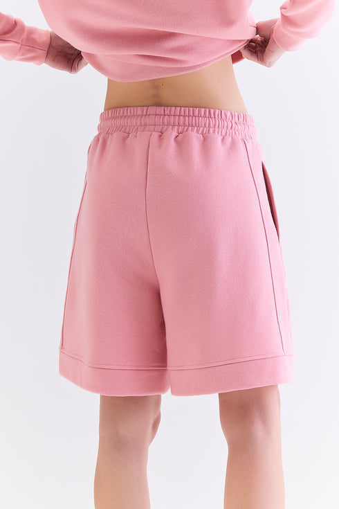 SHORTS RECORTES ROSA