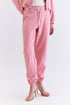 CALÇA JOGGER RECORTES ROSA
