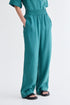 CALÇA PANTALONA ELÁSTICO VERDE ESCURO