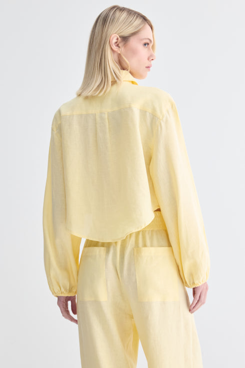 CAMISA MANGAS BUFANTE AMARELO