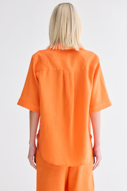 CAMISA MANGA CURTA LARANJA