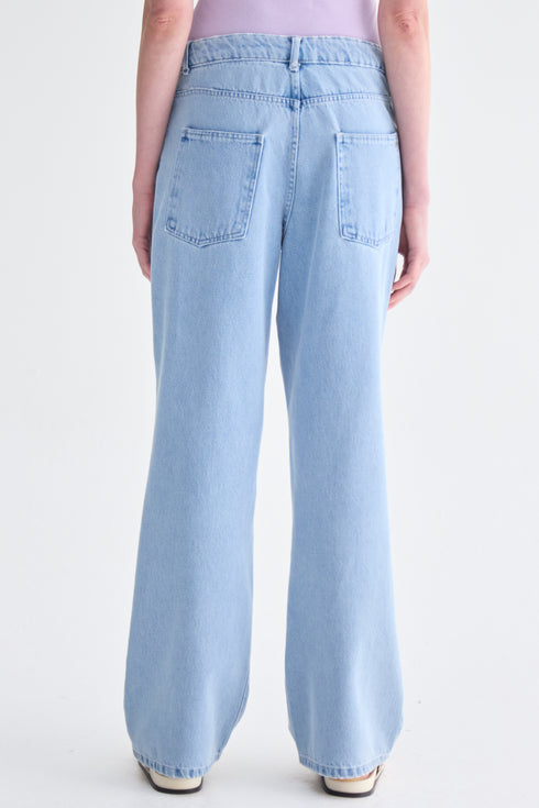 CALÇA JEANS BAGGY CLARO