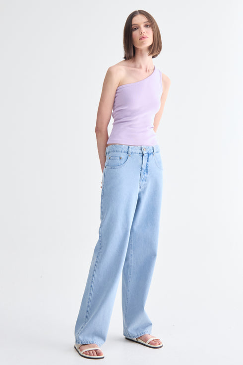 BLUSA OMBRO SÓ LÍLAS