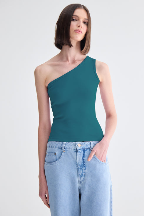 BLUSA OMBRO SÓ VERDE ESCURO