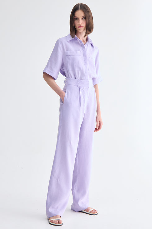 CALÇA ALFAIATARIA LÍLAS