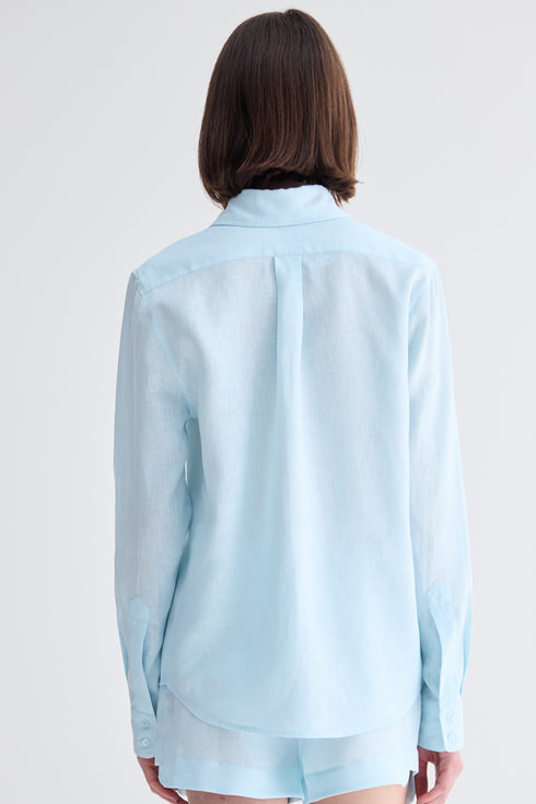 CAMISA OVERSIZED AZUL CLARO