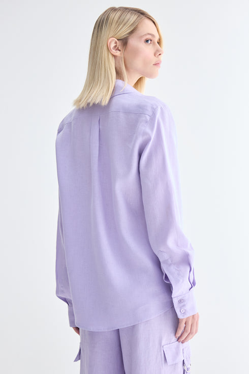 CAMISA OVERSIZED LÍLAS