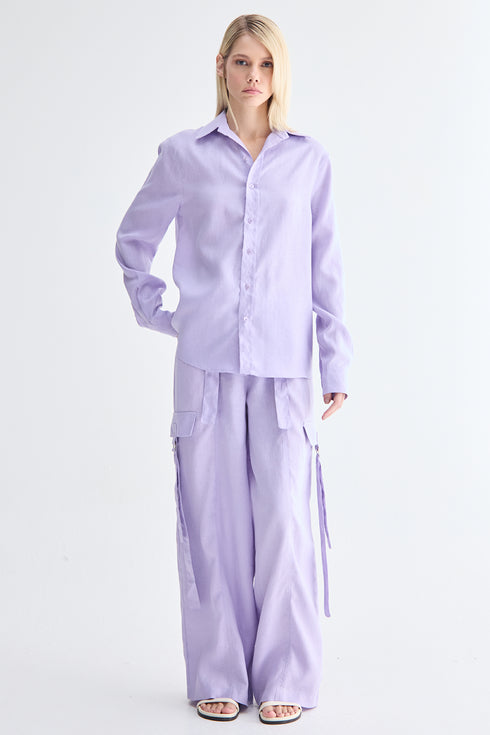 CAMISA OVERSIZED LÍLAS