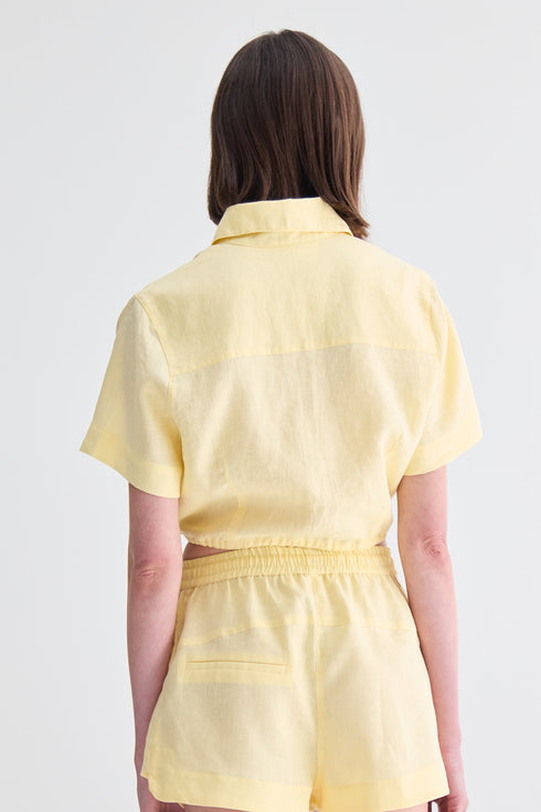 CAMISA AMARRAÇÃO AMARELO