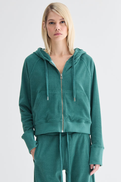 JAQUETA RELAXED VERDE ESCURO