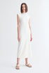 VESTIDO RETO OFF WHITE