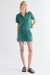 SHORTS RELAXED VERDE ESCURO