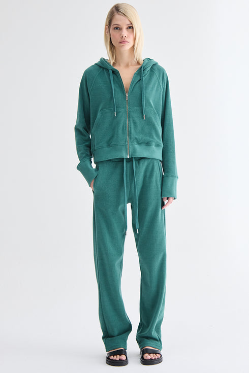 CALÇA RELAXED VERDE ESCURO