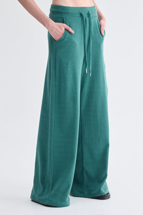 CALÇA PANTALONA SOFT VERDE ESCURO