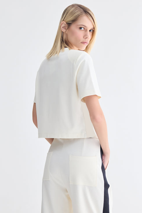 T-SHIRT FAIXA OFF WHITE