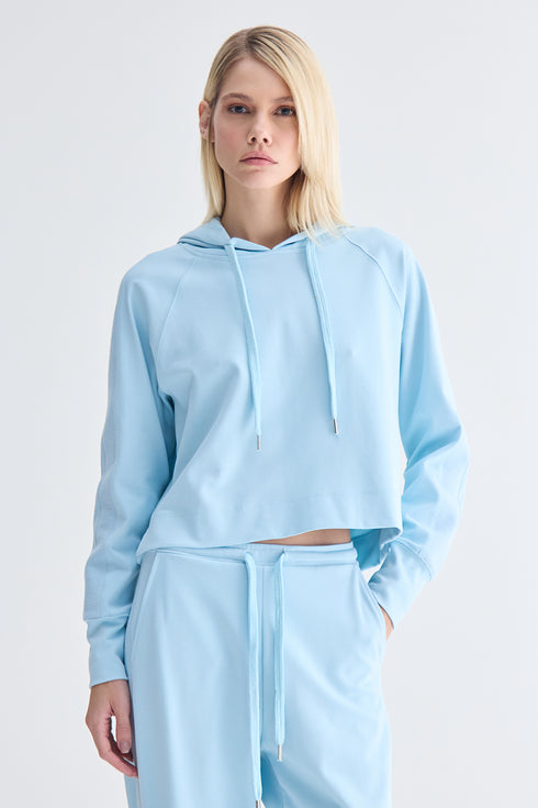 HOODIE FAIXA AZUL CLARO